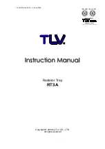 Предварительный просмотр 1 страницы TLV RT3A Instruction Manual