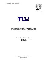 Предварительный просмотр 1 страницы TLV SH5VL Instruction Manual