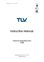 TLV TC8 Instruction Manual предпросмотр