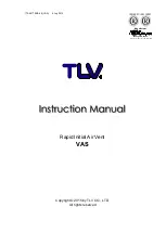 Preview for 1 page of TLV VAS Instruction Manual