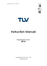 Предварительный просмотр 1 страницы TLV VS1A Instruction Manual