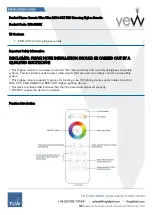 Preview for 1 page of TLW VEW K30-2052Z Installation Manual