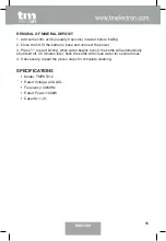 Preview for 15 page of TM Electron TMPKT012 Instruction Manual