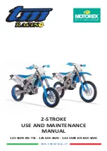 TM RACING 125 EN 2022 Use And Maintenance Manual preview