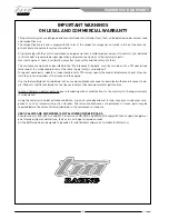 Preview for 5 page of TM RACING 250Fi MX Use And Maintenance Manual