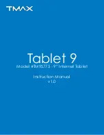 Предварительный просмотр 1 страницы TMAX Digital Tablet 9 Instruction Manual