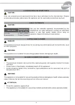 Preview for 17 page of TMB ATOM PLUS Use And Maintenance Manual