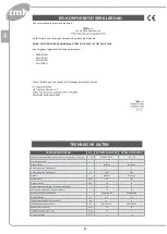 Preview for 62 page of TMB ATOM PLUS Use And Maintenance Manual