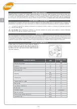 Preview for 32 page of TMB PICCOLO PRO H14 Use And Maintenance Manual