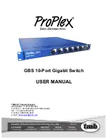 TMB PROPLEX GBS 10-PORT User Manual preview