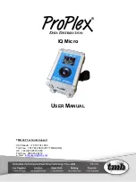 TMB ProPlex IQ Micro User Manual preview