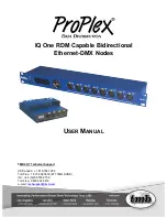 TMB ProPlex IQ ONE 4 User Manual preview