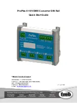 TMB ProPlex PP010VCDIN Quick Start Manual preview