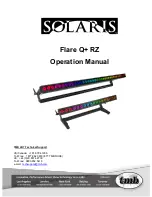 TMB Solaris Flare Q+ Rayzr 102 Operation Manual preview