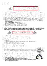 Preview for 3 page of TMB SOLARIS MOZART UV User Manual