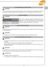 Preview for 13 page of TMB TOP LINE Use And Maintenance Manual