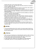 Preview for 5 page of TMB Tornado Use And Maintenance Manual