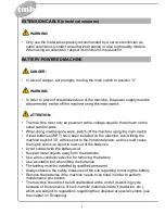 Preview for 6 page of TMB Tornado Use And Maintenance Manual