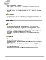 Preview for 10 page of TMB Tornado Use And Maintenance Manual