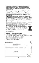 Preview for 4 page of TMC Aquarium 1861-UK Instructions For Installation And Use Manual