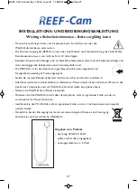 Preview for 30 page of TMC Aquarium REEF-Cam Instructions For Installation And Use Manual