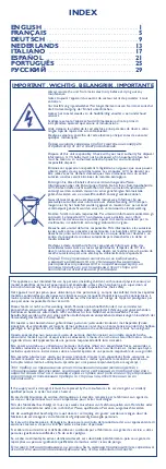 Preview for 2 page of TMC Aquarium V2ecton 200/G8T5 Instructions For Installation And Use Manual