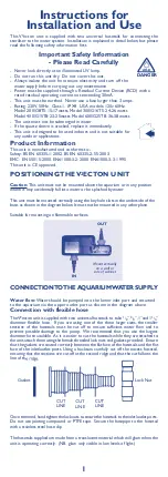 Preview for 3 page of TMC Aquarium V2ecton 200/G8T5 Instructions For Installation And Use Manual