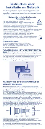 Preview for 15 page of TMC Aquarium V2ecton 200/G8T5 Instructions For Installation And Use Manual