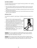 Предварительный просмотр 4 страницы TMC Aquarium V2Skim 80 Instructions For Installation And Use Manual