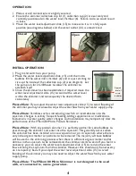 Предварительный просмотр 5 страницы TMC Aquarium V2Skim 80 Instructions For Installation And Use Manual