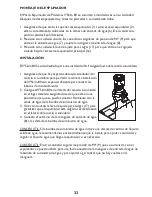 Предварительный просмотр 34 страницы TMC Aquarium V2Skim 80 Instructions For Installation And Use Manual