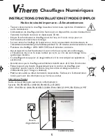 Preview for 7 page of TMC Aquarium V2Therm Instructions For Installation And Use Manual