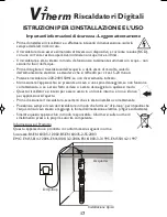 Preview for 19 page of TMC Aquarium V2Therm Instructions For Installation And Use Manual