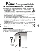 Preview for 27 page of TMC Aquarium V2Therm Instructions For Installation And Use Manual