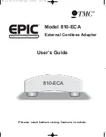 TMC EPIC 810-ECA User Manual preview