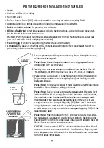 Preview for 9 page of TMC Next Wave Tank 60 Instructions Manual