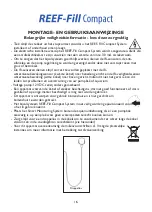 Preview for 18 page of TMC REEF-Fill Compact Instructions For Installation And Use Manual