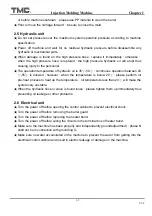 Preview for 12 page of TMC TMC 1000E Operation Manual