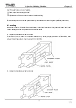 Preview for 32 page of TMC TMC 1000E Operation Manual