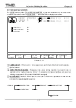 Preview for 62 page of TMC TMC 1000E Operation Manual