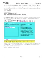 Preview for 176 page of TMC TMC 1000E Operation Manual