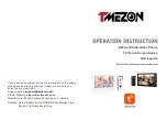 TMEZON MZ-IP-V103W Operation Instruction Manual preview