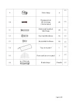 Preview for 4 page of TMG TMG-203012PST Product Manual