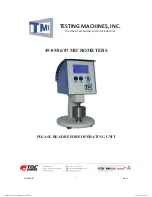 Preview for 1 page of TMI Products 49-85 Manual