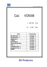 Предварительный просмотр 1 страницы TMI Products VD54B1 Technical Manual & Parts Catalogue