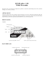 TMK IGNIS Alfa Manual preview