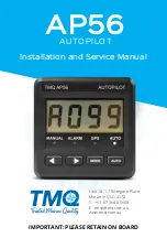 TMQ AP56 Installation And Service Manual preview