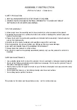 Preview for 2 page of TMS JAXX SOFA TABLE 52203 Assembly Instruction Manual