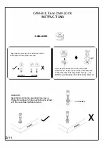 Preview for 3 page of TMS Lewis End Table 72401WHT Assembly Instructions Manual