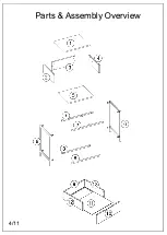 Preview for 4 page of TMS Lewis End Table 72401WHT Assembly Instructions Manual